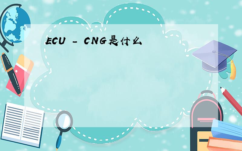 ECU - CNG是什么