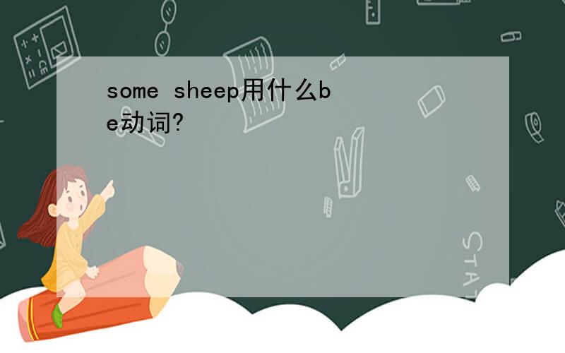 some sheep用什么be动词?